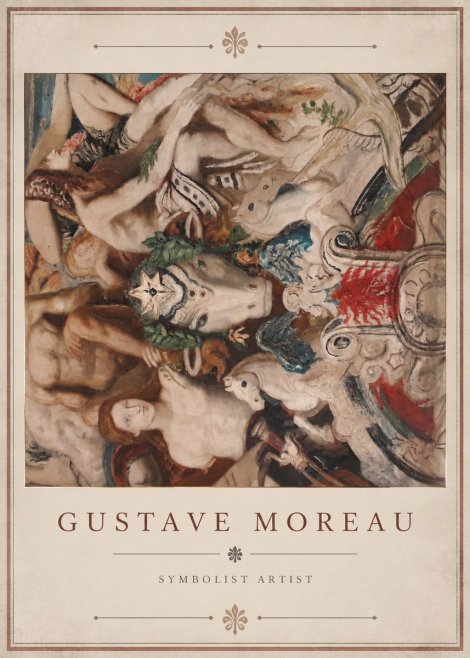 Gustave Moreau Mythological Composition No2 - Juliste