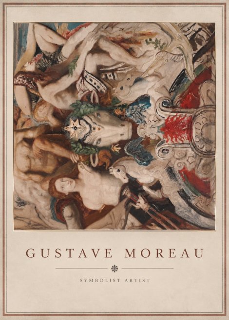 Gustave Moreau Mythological Composition No3 - Juliste