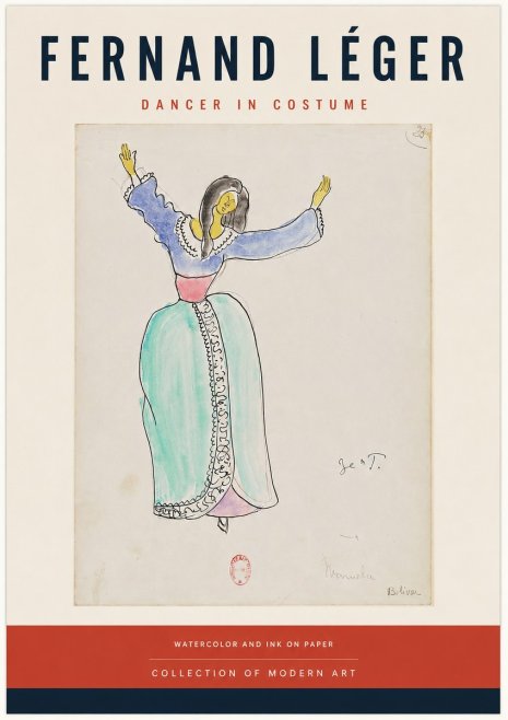 Fernand Léger Manuela Bolívar I No4 - Juliste