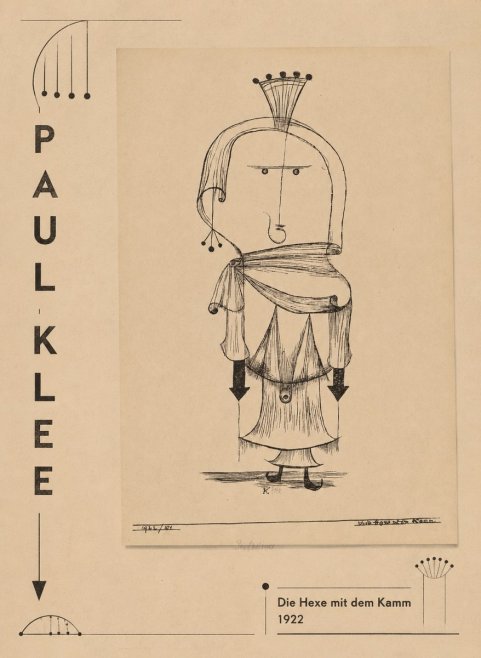 Paul Klee Die Hexe Mit Dem Kamm No2 - Juliste