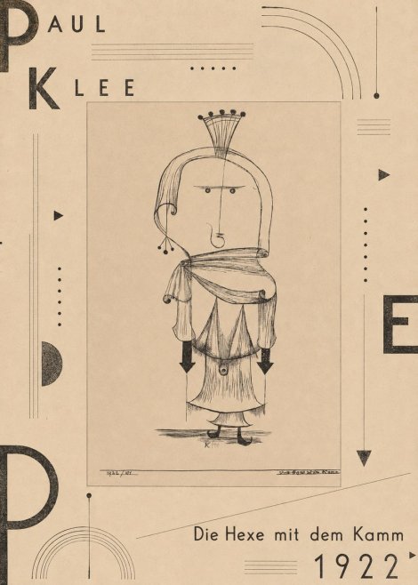 Paul Klee Die Hexe Mit Dem Kamm No5 - Juliste