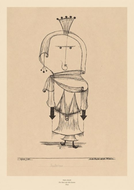 Paul Klee Die Hexe Mit Dem Kamm No6 - Juliste