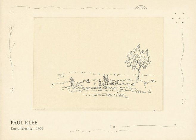 Paul Klee Kartoffelernte · 1909 No3 - Juliste