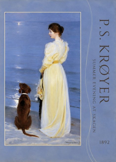 P.S. Krøyer Summer Evening at Skagen No2 - Juliste