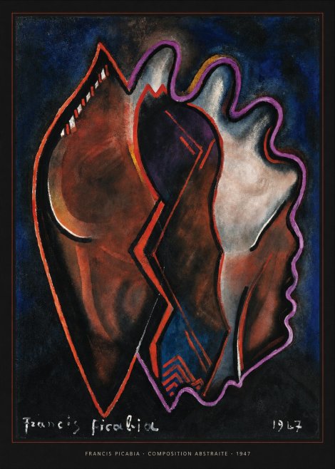 Francis Picabia Composition Abstraite No5 - Juliste