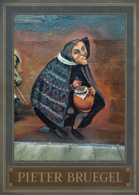 Pieter Bruegel The Beggar Woman with Jug No1 - Juliste