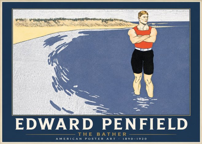 Edward Penfield The Bather No1 - Juliste