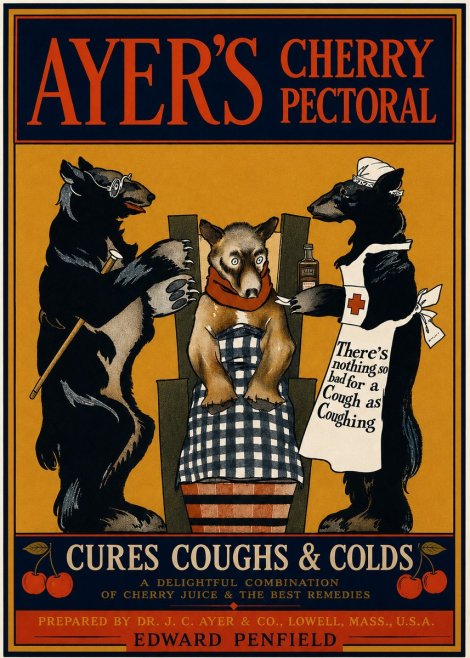 Edward Penfield Ayer's Cherry Pectoral No2 - Juliste