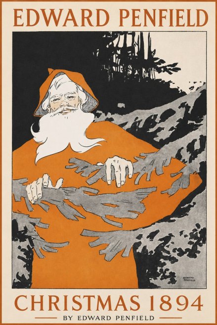 Edward Penfield Christmas 1894 No1 - Juliste