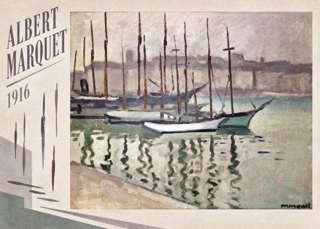 Albert Marquet Le Port Du Havre No4 - Juliste