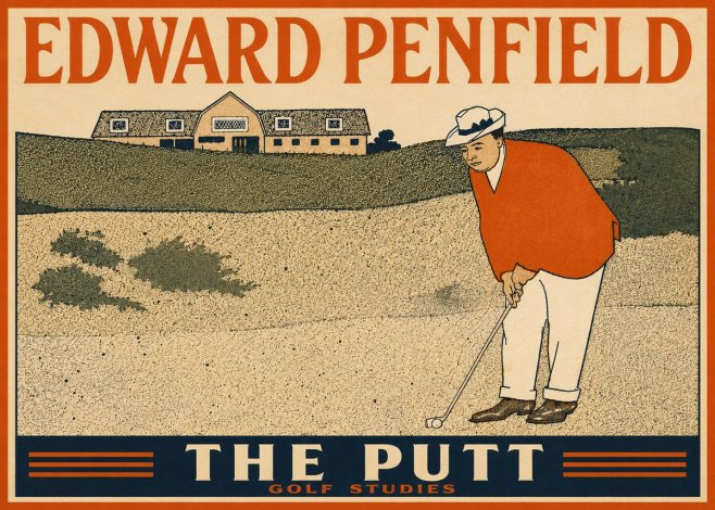 Edward Penfield The Putt No4 - Juliste