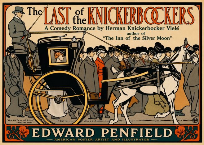 Edward Penfield The Last of the Knickerbockers No5 - Juliste