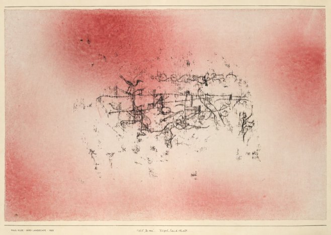 Paul Klee Bird Landscape No6 - Juliste
