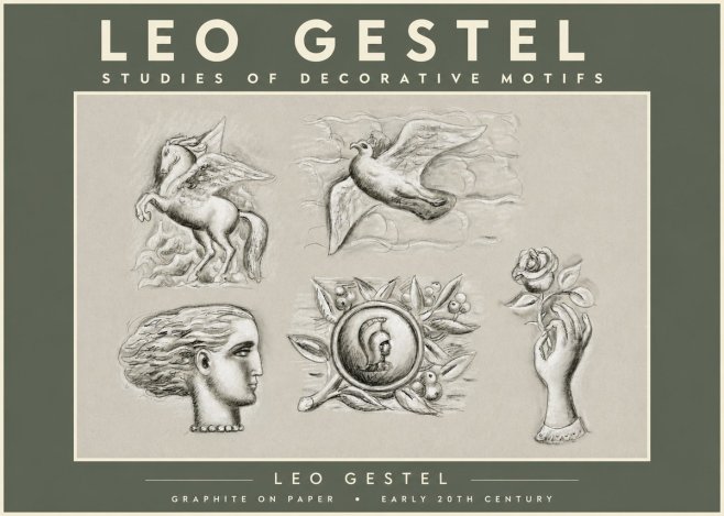 Leo Gestel Studies of Decorative Motifs No2 - Juliste