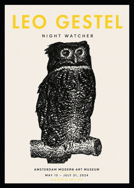 Leo Gestel Night Watcher No6 - Juliste