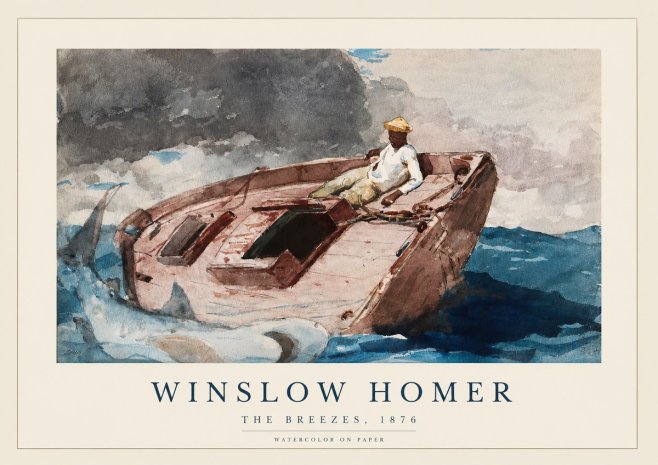 Winslow Homer The Breezes No1 - Juliste