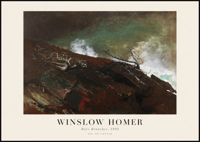 Winslow Homer Bare Branches, 1892 No1 - Juliste