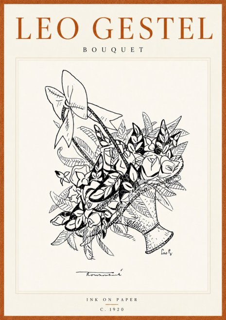 Leo Gestel Bouquet No6 - Juliste
