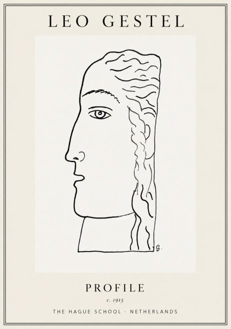 Leo Gestel Profile No1 - Juliste