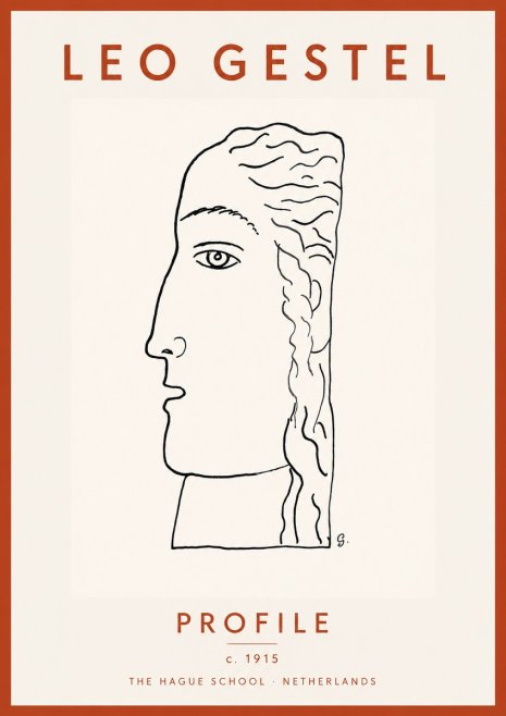 Leo Gestel Profile No4 - Juliste