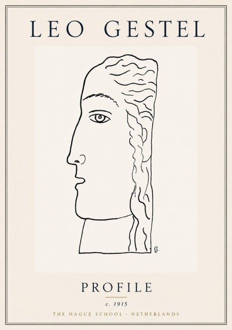 Leo Gestel Profile No6 - Juliste