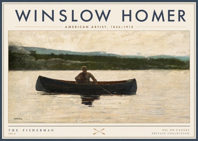 Winslow Homer The Fisherman No2 - Juliste