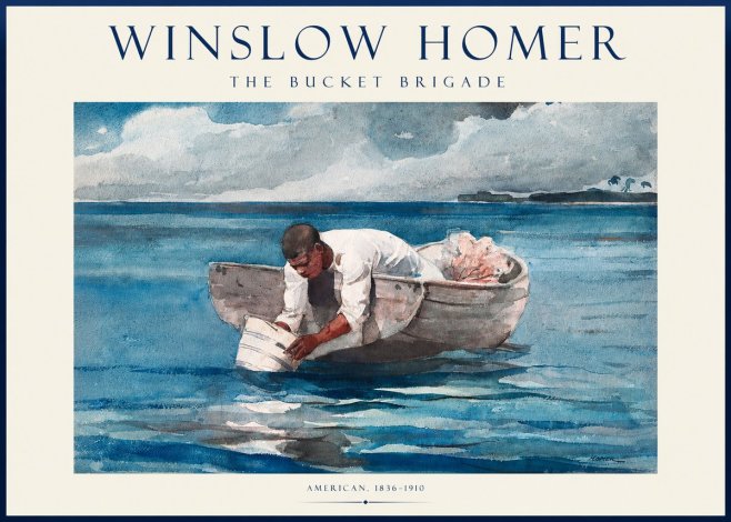 Winslow Homer The Bucket Brigade No1 - Juliste