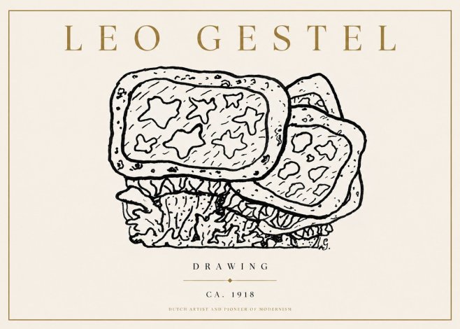 Leo Gestel Drawing Ca. 1918 No3 - Juliste