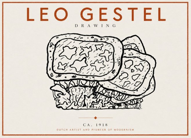 Leo Gestel Drawing Ca. 1918 No5 - Juliste