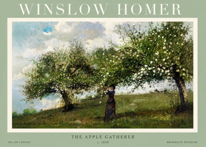 Winslow Homer The Apple Gatherer No2 - Juliste