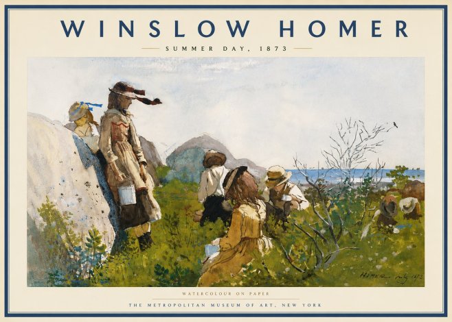 Winslow Homer Summer Day, 1873 No5 - Juliste