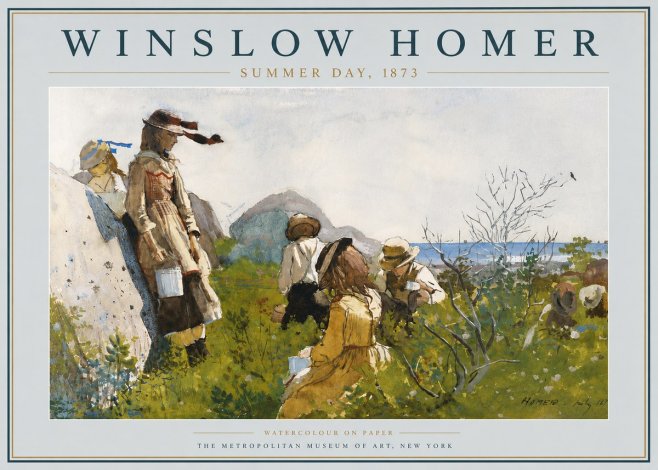 Winslow Homer Summer Day, 1873 No6 - Juliste