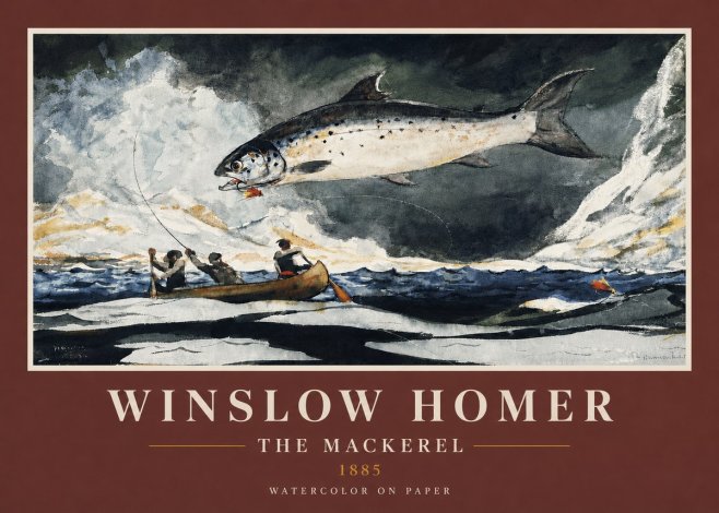 Winslow Homer The Mackerel No4 - Juliste