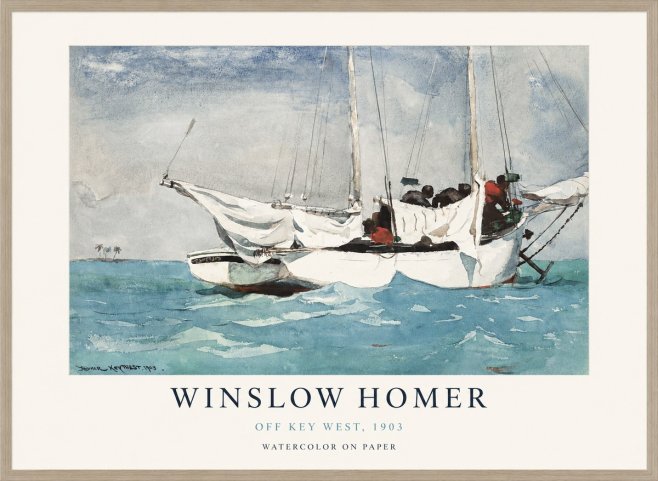 Winslow Homer Off Key West, 1903 No1 - Juliste
