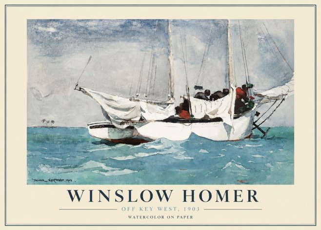 Winslow Homer Off Key West, 1903 No4 - Juliste