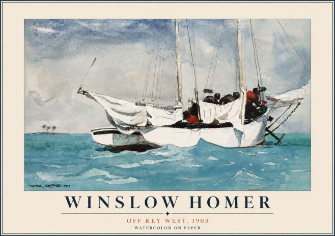 Winslow Homer Off Key West, 1903 No6 - Juliste