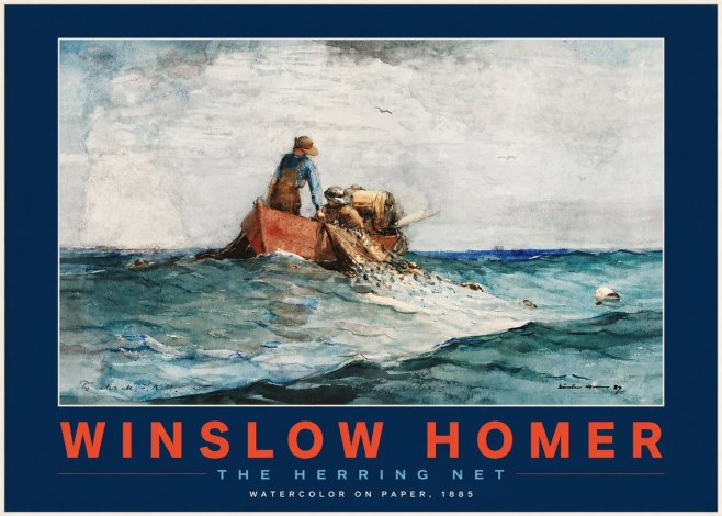 Winslow Homer The Herring Net II No3 - Juliste