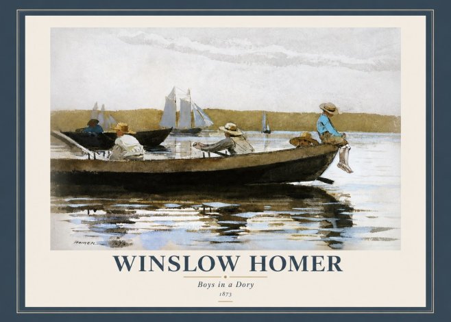 Winslow Homer Boys in a Dory II No2 - Juliste