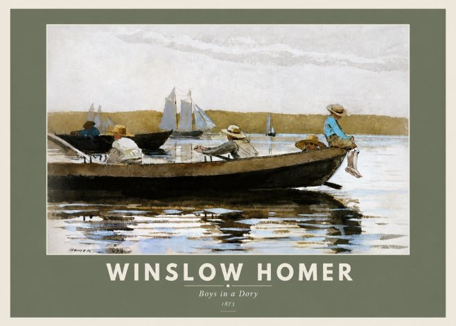 Winslow Homer Boys in a Dory II No3 - Juliste