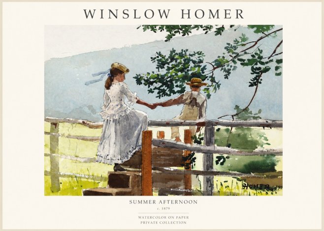 Winslow Homer Summer Afternoon No1 - Juliste