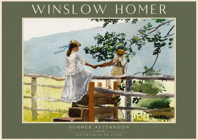 Winslow Homer Summer Afternoon No5 - Juliste
