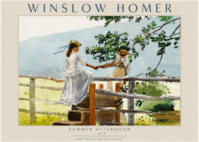 Winslow Homer Summer Afternoon No6 - Juliste