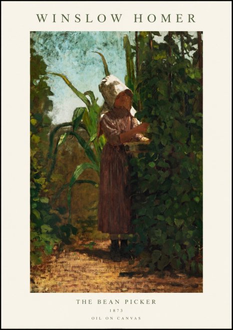 Winslow Homer The Bean Picker No1 - Juliste