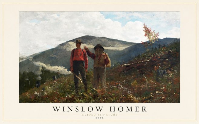 Winslow Homer The Two Guides No1 - Juliste