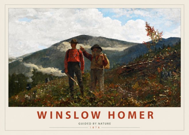 Winslow Homer The Two Guides No3 - Juliste