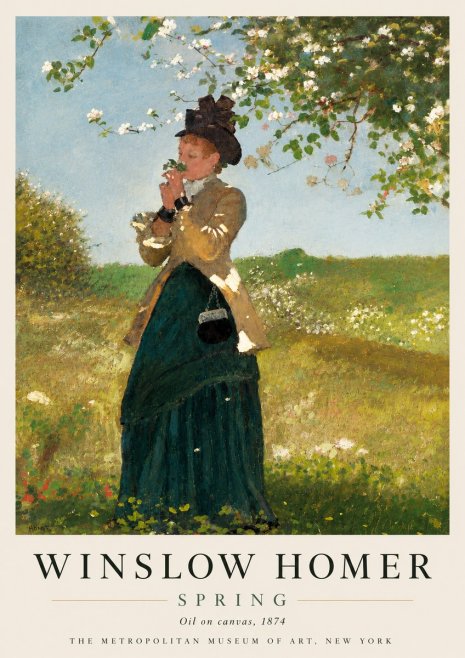 Winslow Homer Spring No4 - Juliste