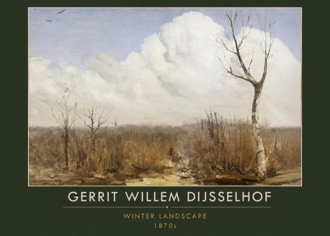Gerrit Willem Dijsselhof Winter Landscape No5 - Juliste