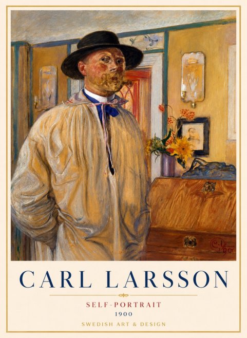 Carl Larsson Self-portrait No1 - Juliste