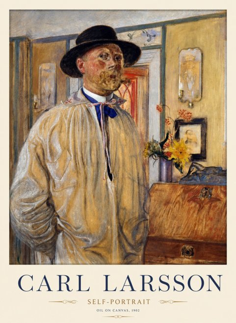 Carl Larsson Self-portrait No2 - Juliste