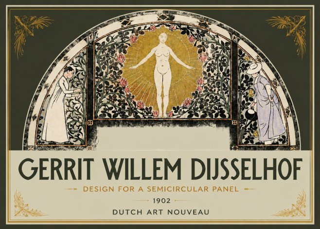 Gerrit Willem Dijsselhof Nature's Awakening No5 - Juliste